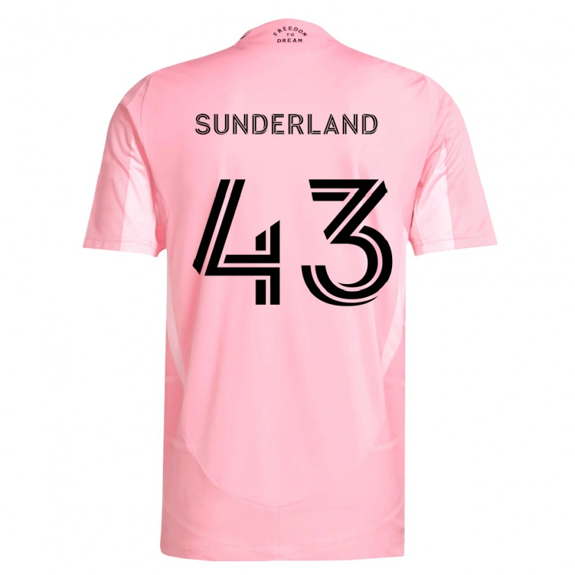 Danxen Män Lawson Sunderland #43 Rosa Svart Hemmatröja Matchtröjor 2026/27 Tröjor T-Tröja