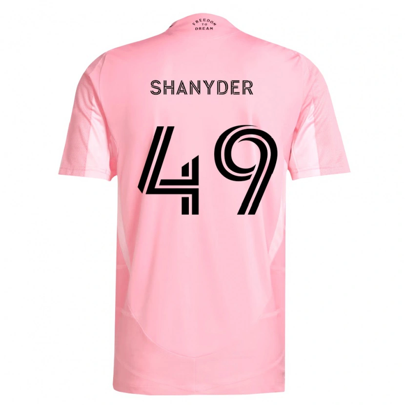Danxen Män Shanyder Borgelin #49 Rosa Svart Hemmatröja Matchtröjor 2026/27 Tröjor T-Tröja