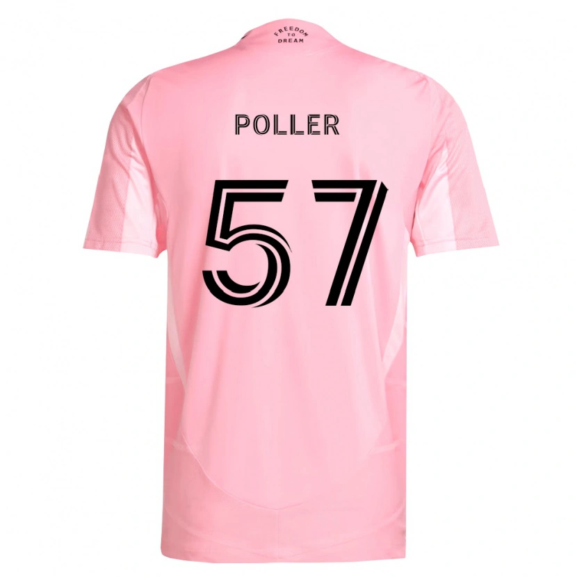 Danxen Män Sebastian Poller #57 Rosa Svart Hemmatröja Matchtröjor 2026/27 Tröjor T-Tröja