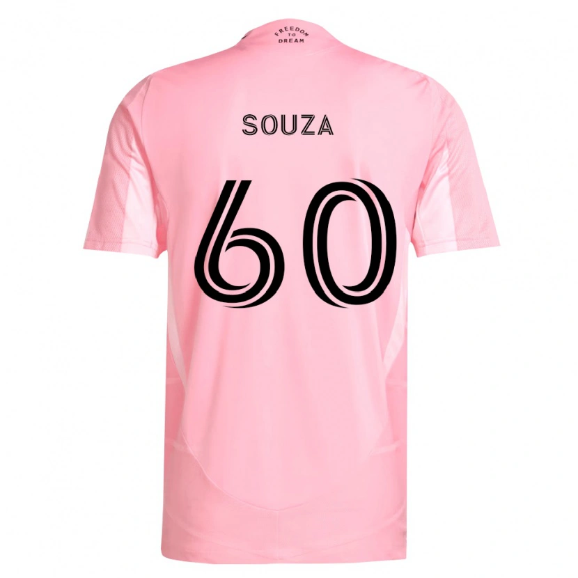 Danxen Män Brandon Souza #60 Rosa Svart Hemmatröja Matchtröjor 2026/27 Tröjor T-Tröja