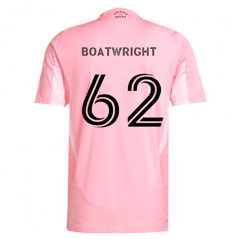 Danxen Män Israel Boatwright #62 Rosa Svart Hemmatröja Matchtröjor 2026/27 Tröjor T-Tröja