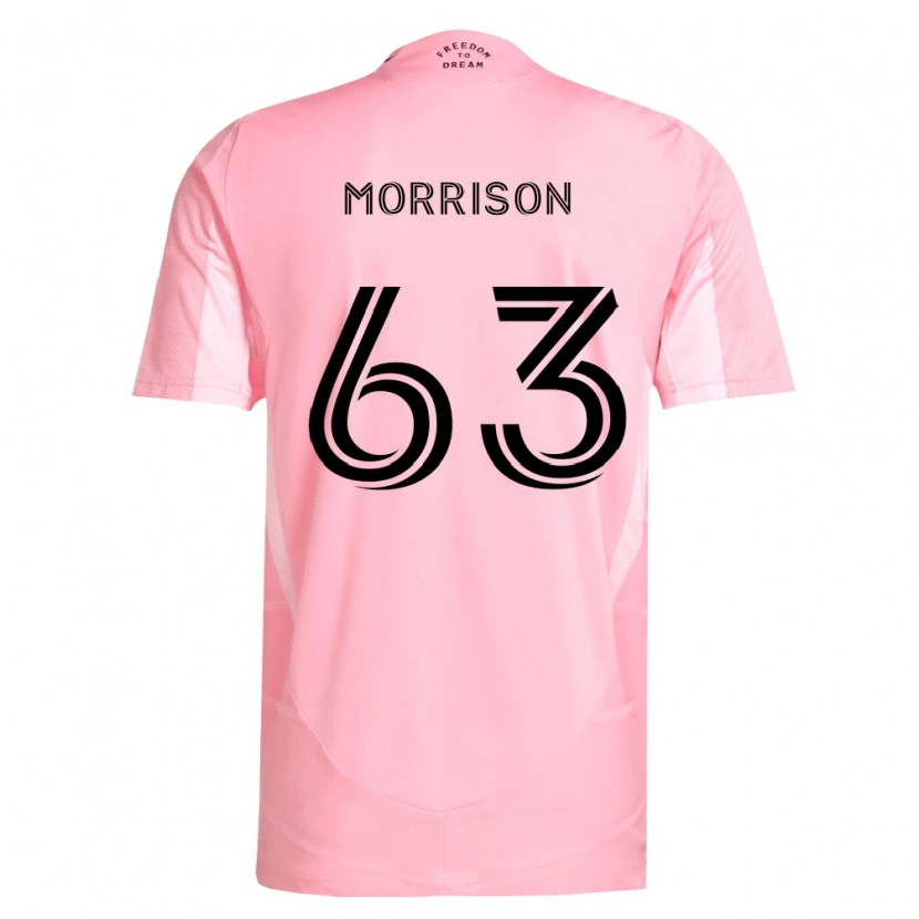 Danxen Män Sloan Morrison #63 Rosa Svart Hemmatröja Matchtröjor 2026/27 Tröjor T-Tröja