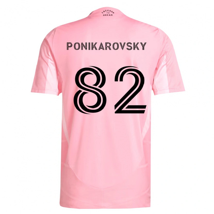 Danxen Män Max Ponikarovsky #82 Rosa Svart Hemmatröja Matchtröjor 2026/27 Tröjor T-Tröja