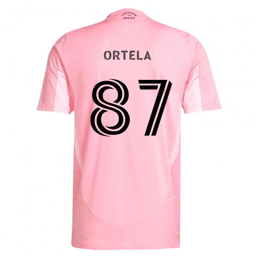 Danxen Män Jerremy Ortela #87 Rosa Svart Hemmatröja Matchtröjor 2026/27 Tröjor T-Tröja