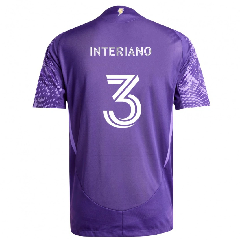 Danxen Män Jordan Interiano #3 Lila Vit Hemmatröja Matchtröjor 2026/27 Tröjor T-Tröja