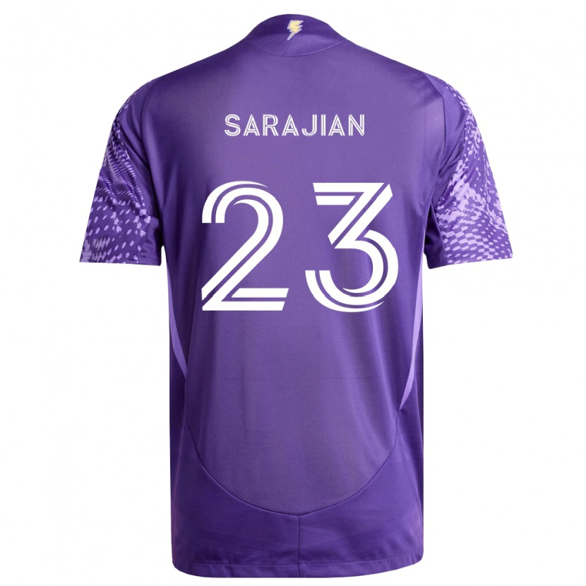 Danxen Män Harvey Sarajian #23 Lila Vit Hemmatröja Matchtröjor 2026/27 Tröjor T-Tröja