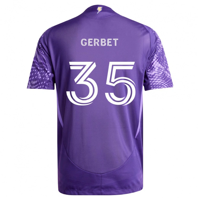 Danxen Män Joran Gerbet #35 Lila Vit Hemmatröja Matchtröjor 2026/27 Tröjor T-Tröja
