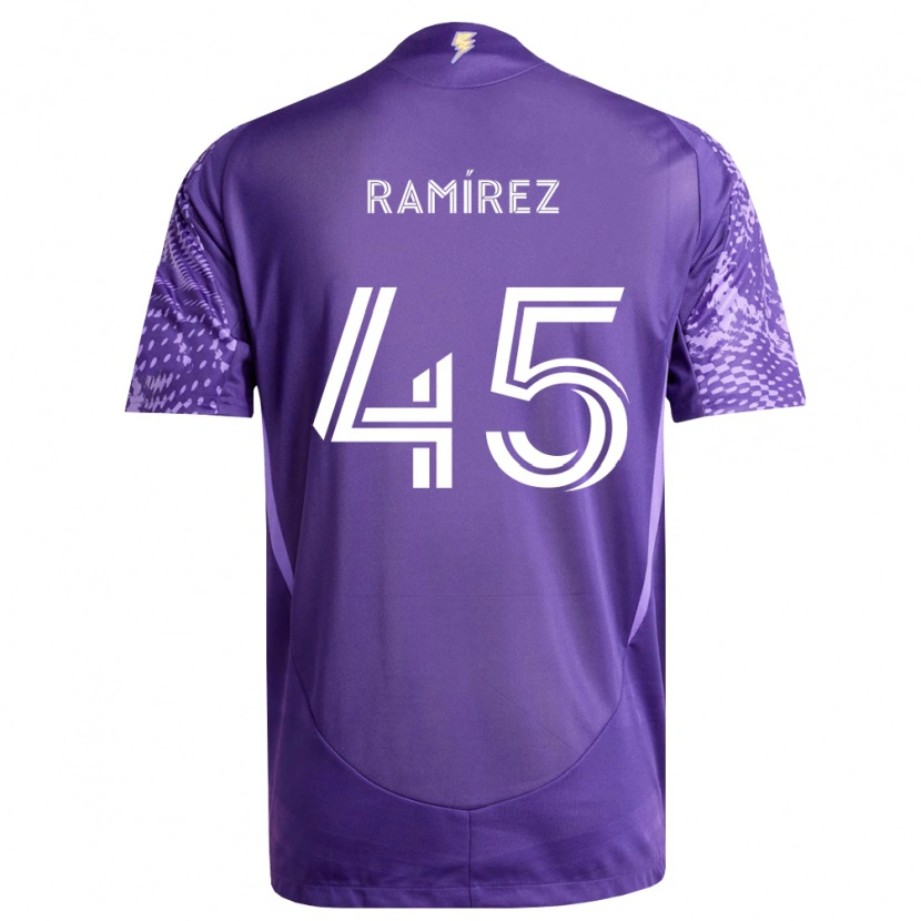 Danxen Män Jacob Ramírez #45 Lila Vit Hemmatröja Matchtröjor 2026/27 Tröjor T-Tröja