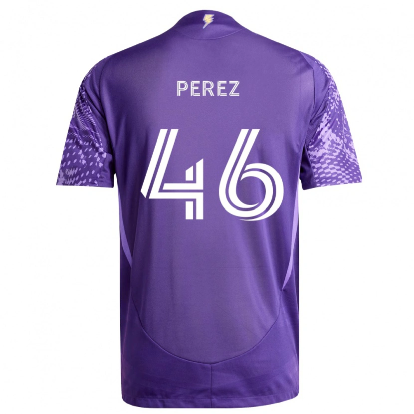 Danxen Män Franco Pérez #46 Lila Vit Hemmatröja Matchtröjor 2026/27 Tröjor T-Tröja