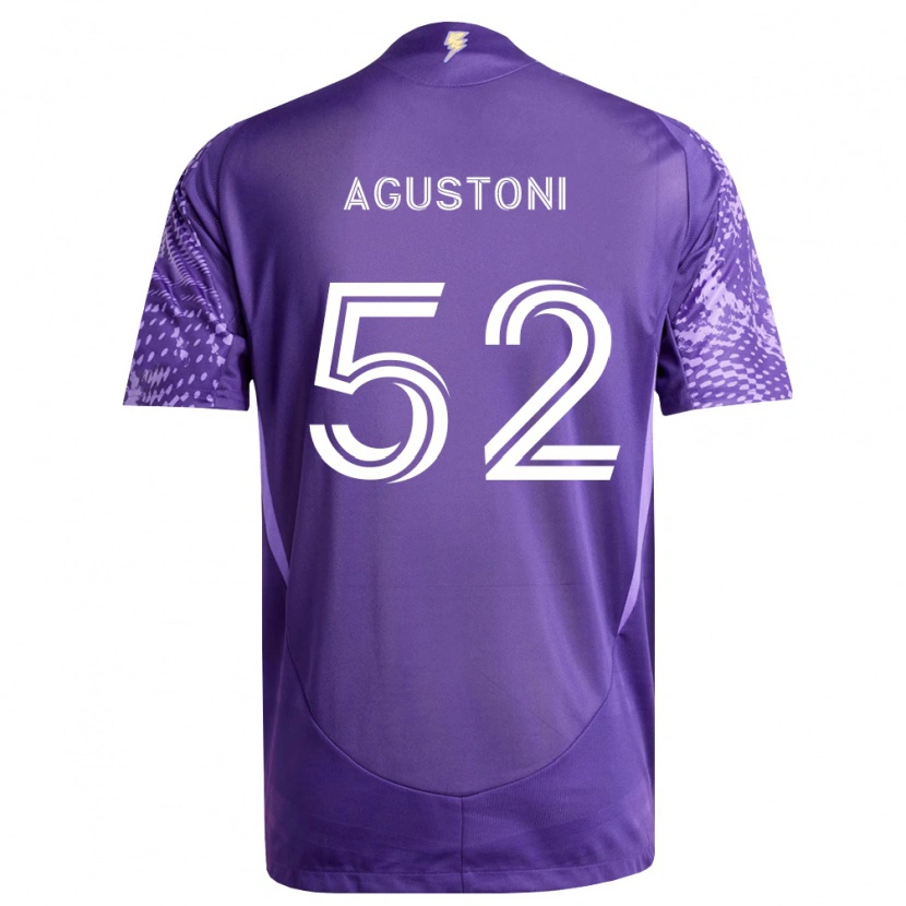 Danxen Män Gonzalo Agustoni #52 Lila Vit Hemmatröja Matchtröjor 2026/27 Tröjor T-Tröja