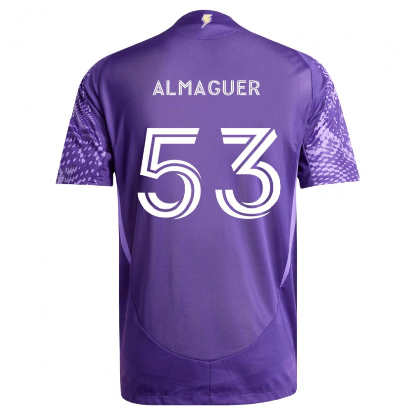 Danxen Män Jorge Almaguer #53 Lila Vit Hemmatröja Matchtröjor 2026/27 Tröjor T-Tröja