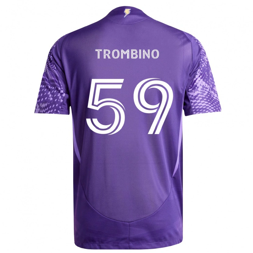 Danxen Män Caleb Trombino #59 Lila Vit Hemmatröja Matchtröjor 2026/27 Tröjor T-Tröja