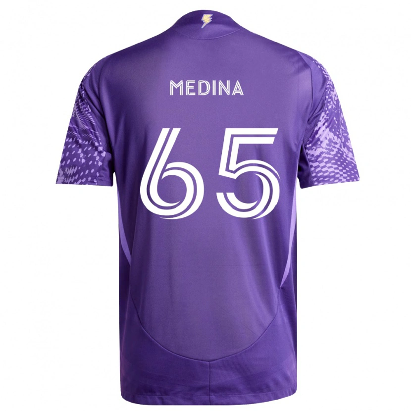 Danxen Män Cristian Medina #65 Lila Vit Hemmatröja Matchtröjor 2026/27 Tröjor T-Tröja