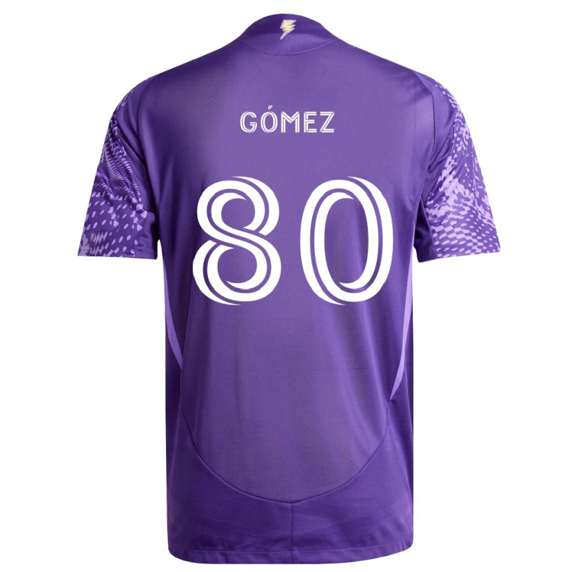 Danxen Män Ignacio Gómez #80 Lila Vit Hemmatröja Matchtröjor 2026/27 Tröjor T-Tröja