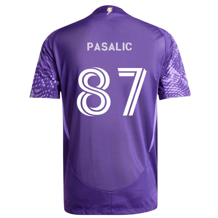 Danxen Män Marco Pašalić #87 Lila Vit Hemmatröja Matchtröjor 2026/27 Tröjor T-Tröja