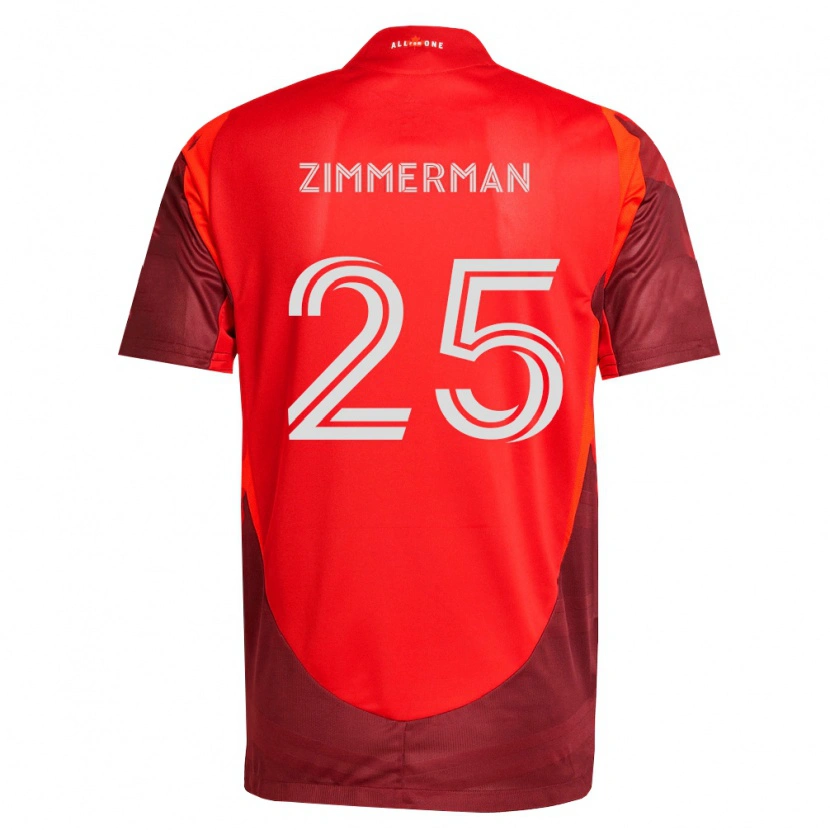 Danxen Män Walker Zimmerman #25 Vinröd Röd Hemmatröja Matchtröjor 2026/27 Tröjor T-Tröja