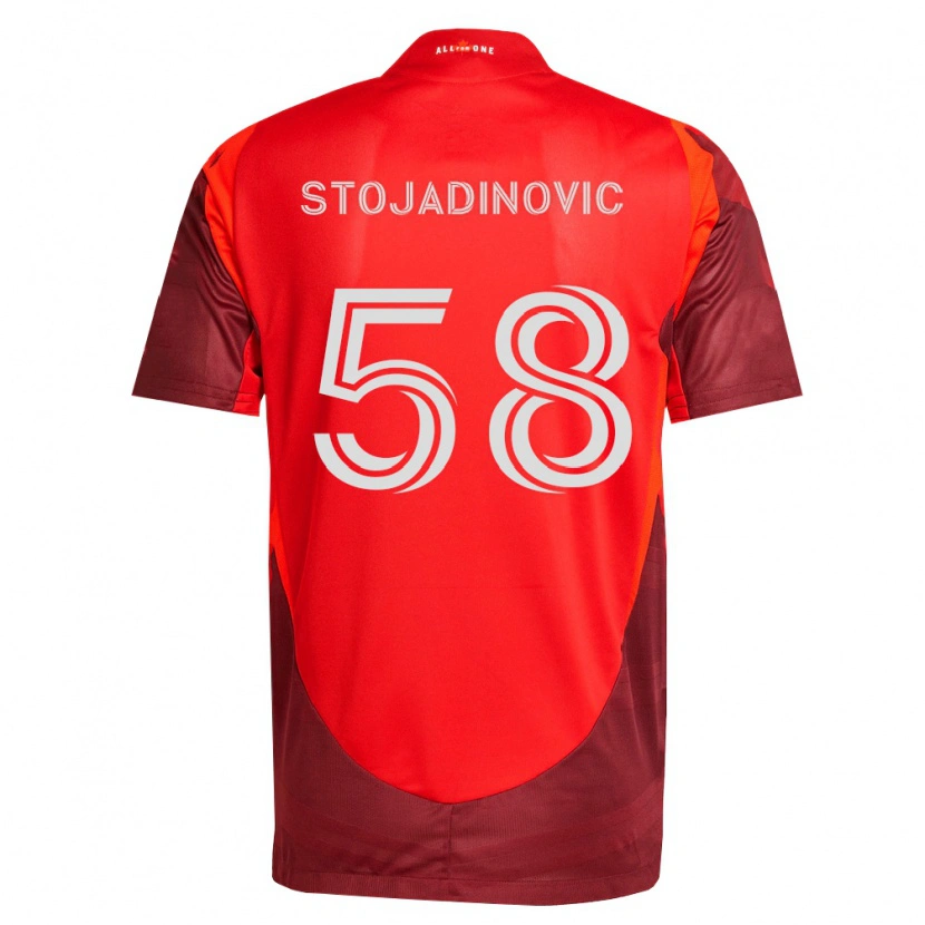 Danxen Män Marko Stojadinovic #58 Vinröd Röd Hemmatröja Matchtröjor 2026/27 Tröjor T-Tröja