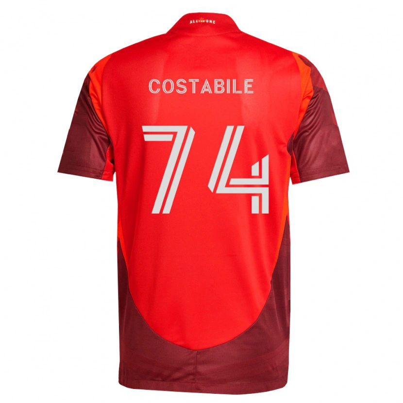 Danxen Män Luca Costabile #74 Vinröd Röd Hemmatröja Matchtröjor 2026/27 Tröjor T-Tröja