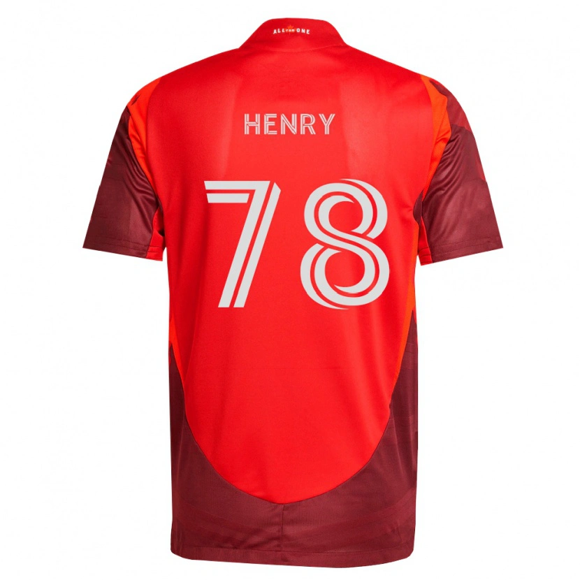 Danxen Män Malik Henry #78 Vinröd Röd Hemmatröja Matchtröjor 2026/27 Tröjor T-Tröja