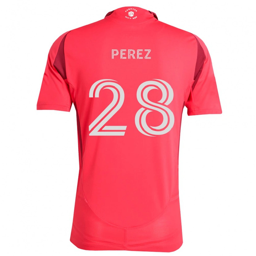 Danxen Män Miguel Perez #28 Magenta Vit Hemmatröja Matchtröjor 2026/27 Tröjor T-Tröja