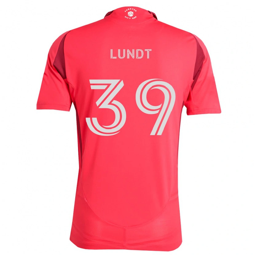 Danxen Män Ben Lundt #39 Magenta Vit Hemmatröja Matchtröjor 2026/27 Tröjor T-Tröja
