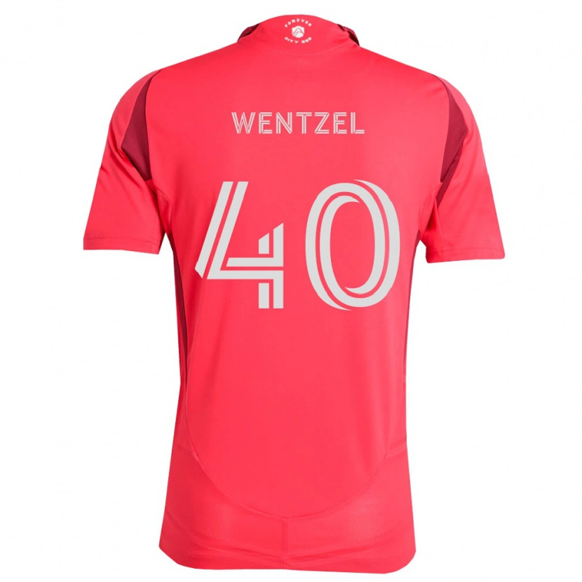 Danxen Män Michael Wentzel #40 Magenta Vit Hemmatröja Matchtröjor 2026/27 Tröjor T-Tröja