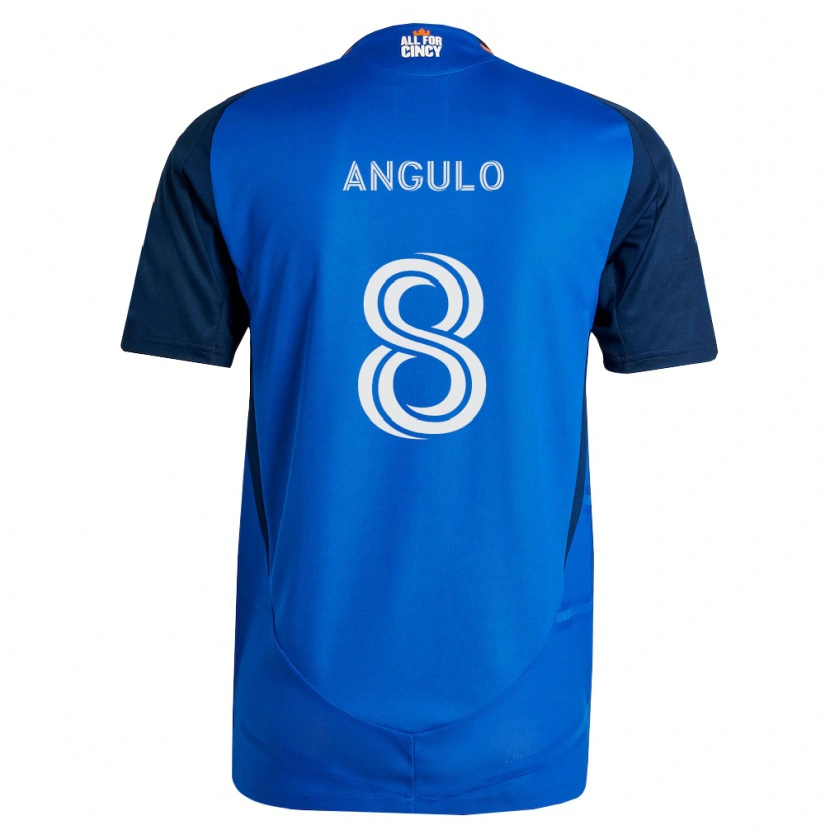 Danxen Män Marco Angulo #8 Kungligt Blå Orange Hemmatröja Matchtröjor 2026/27 Tröjor T-Tröja