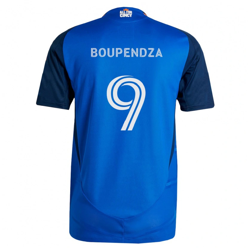Danxen Män Aaron Boupendza #9 Kungligt Blå Orange Hemmatröja Matchtröjor 2026/27 Tröjor T-Tröja