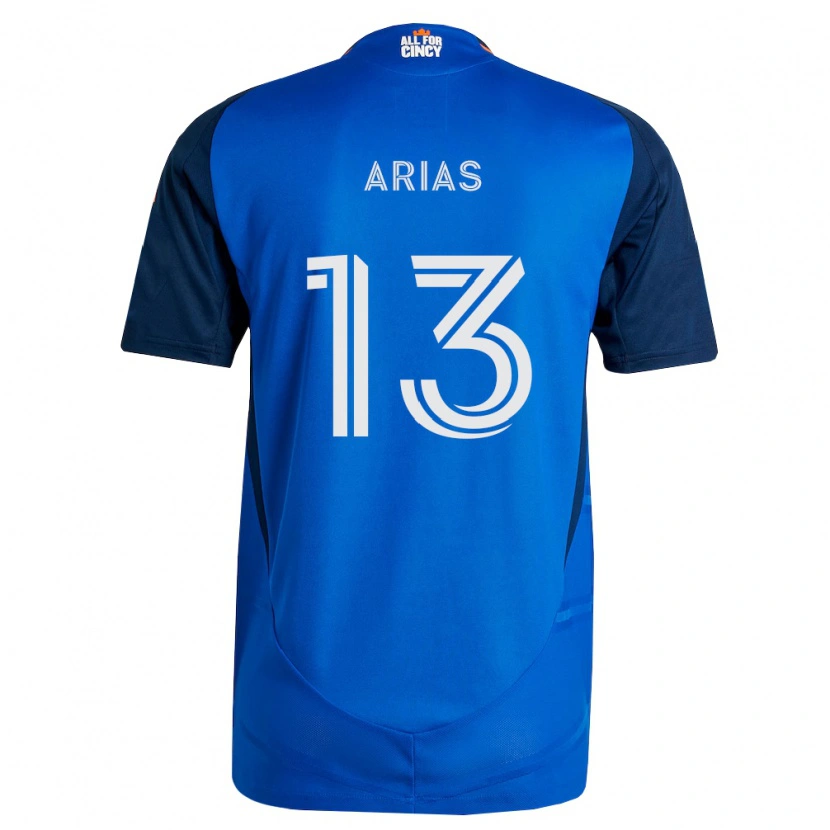 Danxen Män Santiago Arias #13 Kungligt Blå Orange Hemmatröja Matchtröjor 2026/27 Tröjor T-Tröja