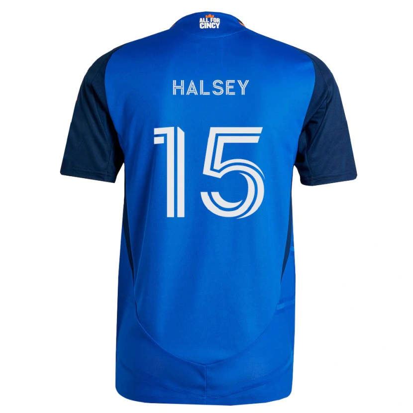 Danxen Män Bret Halsey #15 Kungligt Blå Orange Hemmatröja Matchtröjor 2026/27 Tröjor T-Tröja