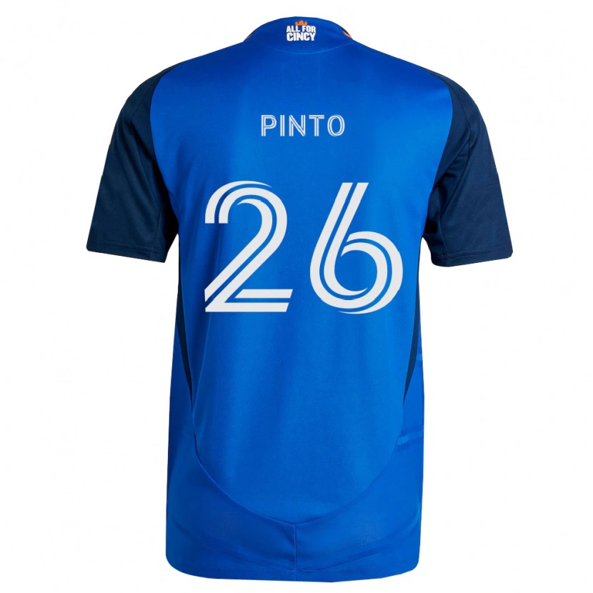 Danxen Män Malik Pinto #26 Kungligt Blå Orange Hemmatröja Matchtröjor 2026/27 Tröjor T-Tröja