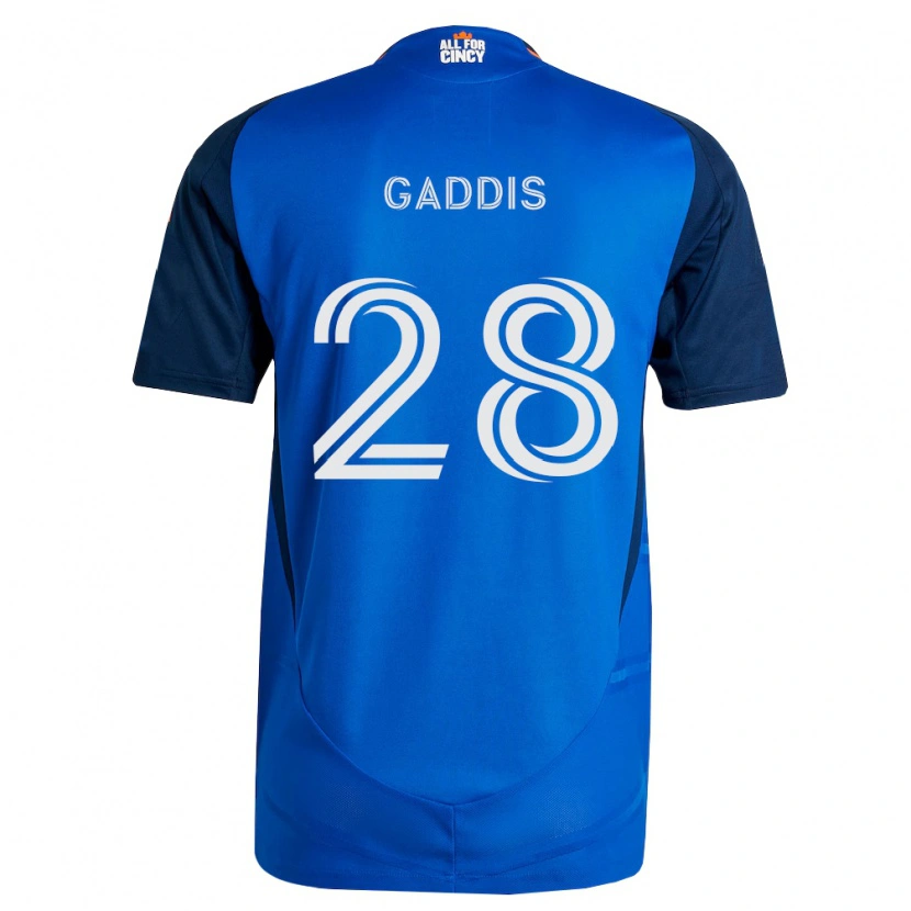 Danxen Män Raymon Gaddis #28 Kungligt Blå Orange Hemmatröja Matchtröjor 2026/27 Tröjor T-Tröja