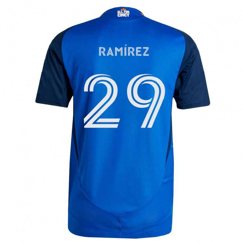 Danxen Män Bryan Ramírez #29 Kungligt Blå Orange Hemmatröja Matchtröjor 2026/27 Tröjor T-Tröja