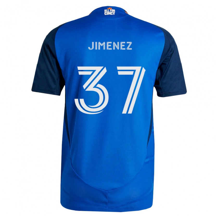 Danxen Män Stiven Jimenez #37 Kungligt Blå Orange Hemmatröja Matchtröjor 2026/27 Tröjor T-Tröja