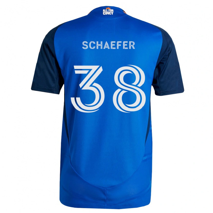 Danxen Män Brian Schaefer #38 Kungligt Blå Orange Hemmatröja Matchtröjor 2026/27 Tröjor T-Tröja