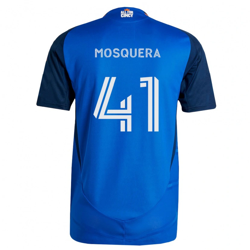 Danxen Män Deiver Mosquera #41 Kungligt Blå Orange Hemmatröja Matchtröjor 2026/27 Tröjor T-Tröja