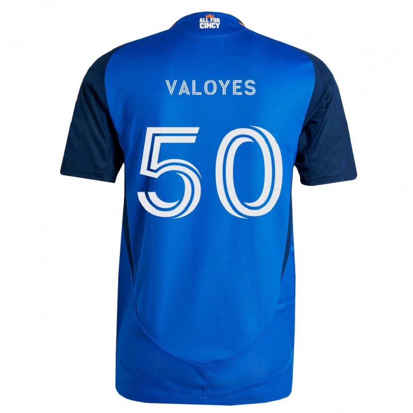 Danxen Män Yeiner Valoyes #50 Kungligt Blå Orange Hemmatröja Matchtröjor 2026/27 Tröjor T-Tröja