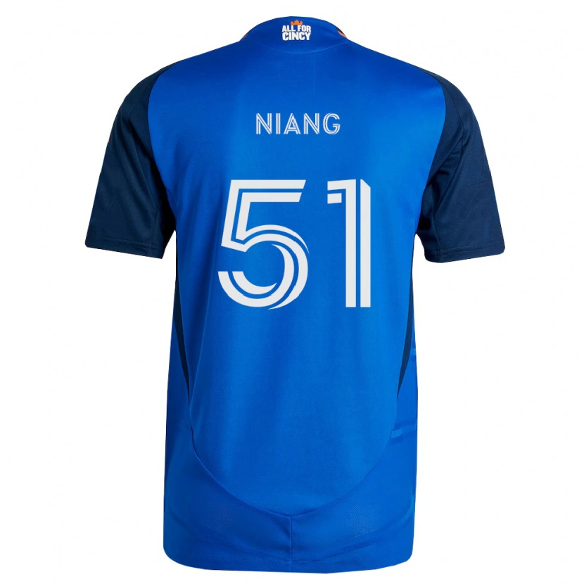 Danxen Män Cheikhou Niang #51 Kungligt Blå Orange Hemmatröja Matchtröjor 2026/27 Tröjor T-Tröja
