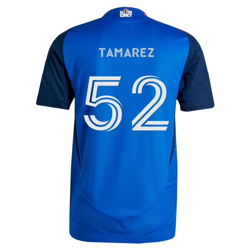 Danxen Män Lucas Tamarez #52 Kungligt Blå Orange Hemmatröja Matchtröjor 2026/27 Tröjor T-Tröja