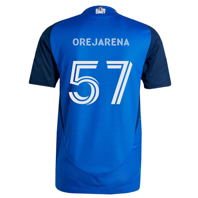 Danxen Män Leo Orejarena #57 Kungligt Blå Orange Hemmatröja Matchtröjor 2026/27 Tröjor T-Tröja