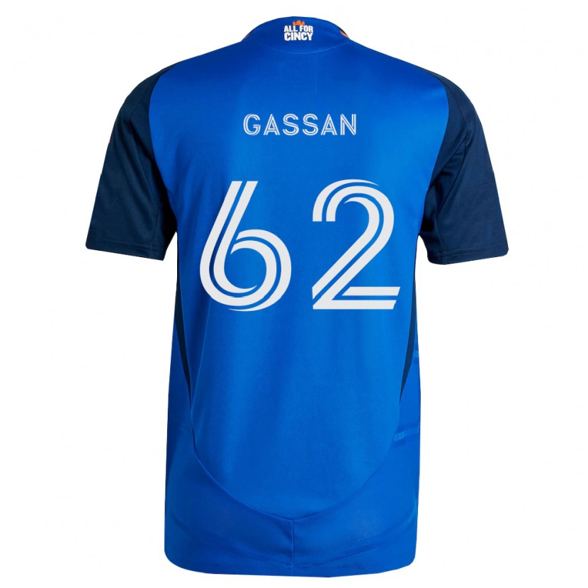 Danxen Män Noah Gassan #62 Kungligt Blå Orange Hemmatröja Matchtröjor 2026/27 Tröjor T-Tröja