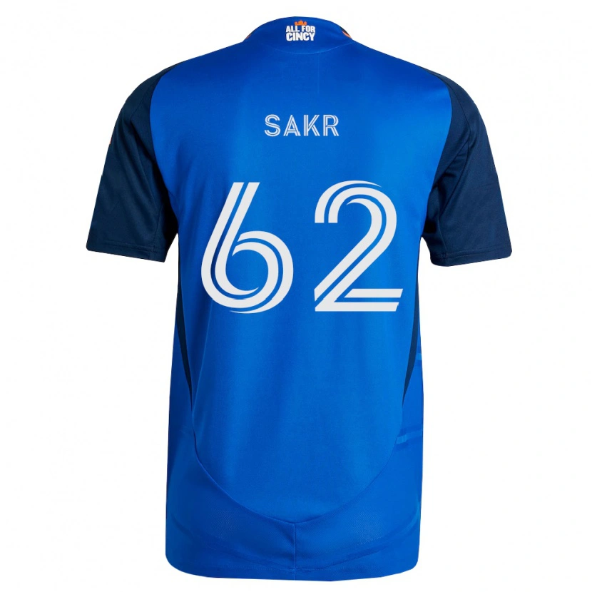Danxen Män Ali Sakr #62 Kungligt Blå Orange Hemmatröja Matchtröjor 2026/27 Tröjor T-Tröja
