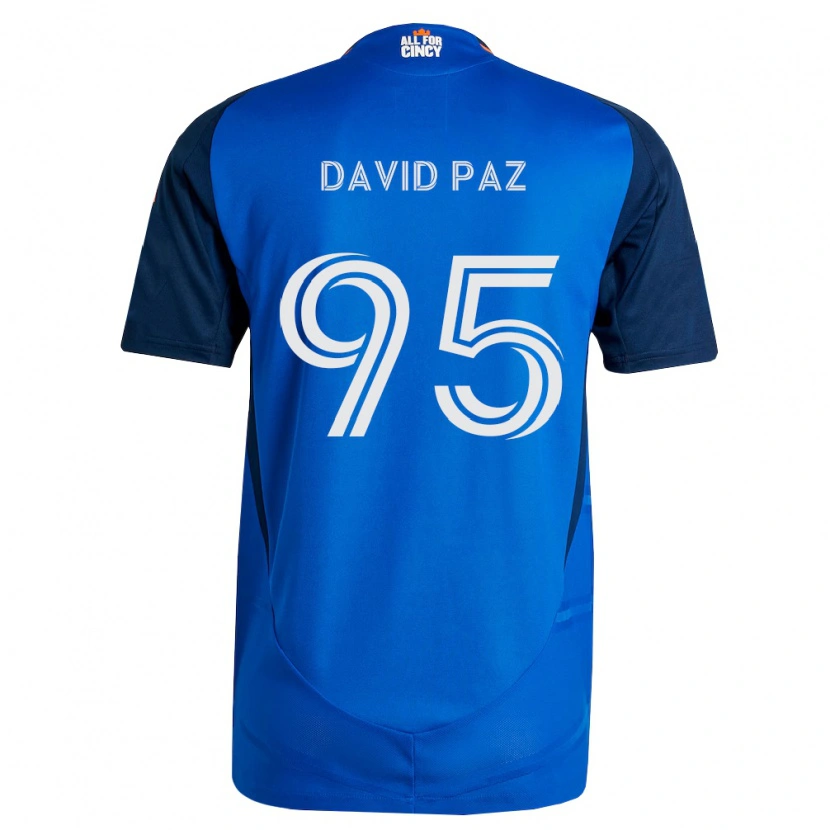 Danxen Män David Paz #95 Kungligt Blå Orange Hemmatröja Matchtröjor 2026/27 Tröjor T-Tröja