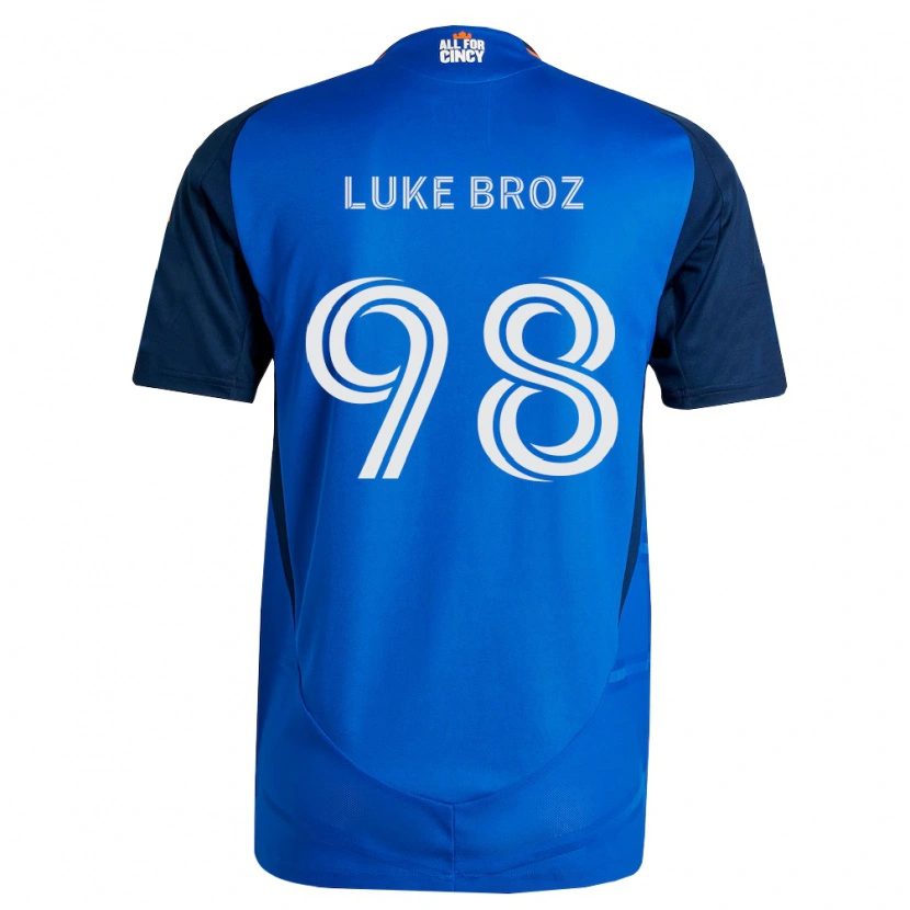 Danxen Män Luke Broz #98 Kungligt Blå Orange Hemmatröja Matchtröjor 2026/27 Tröjor T-Tröja