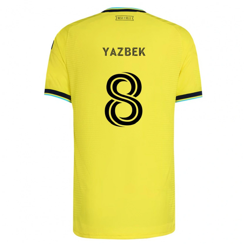 Danxen Män Patrick Yazbek #8 Ljusgul Marinblå Hemmatröja Matchtröjor 2026/27 Tröjor T-Tröja