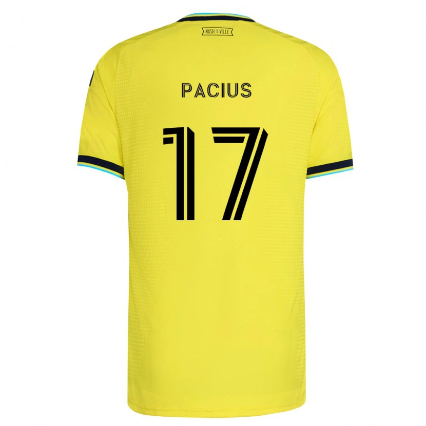 Danxen Män Woobens Pacius #17 Ljusgul Marinblå Hemmatröja Matchtröjor 2026/27 Tröjor T-Tröja