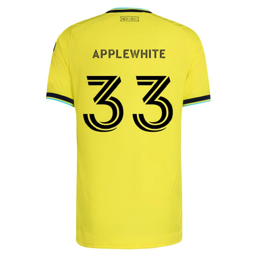 Danxen Män Christopher Applewhite #33 Ljusgul Marinblå Hemmatröja Matchtröjor 2026/27 Tröjor T-Tröja
