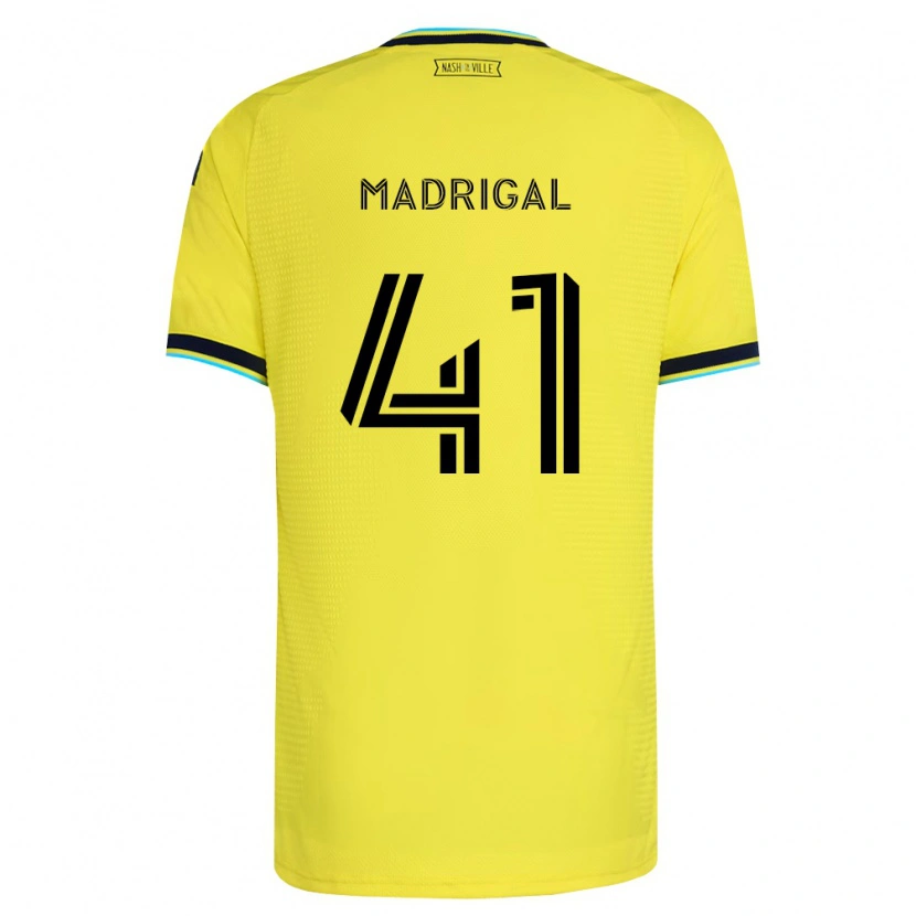 Danxen Män Warren Madrigal #41 Ljusgul Marinblå Hemmatröja Matchtröjor 2026/27 Tröjor T-Tröja