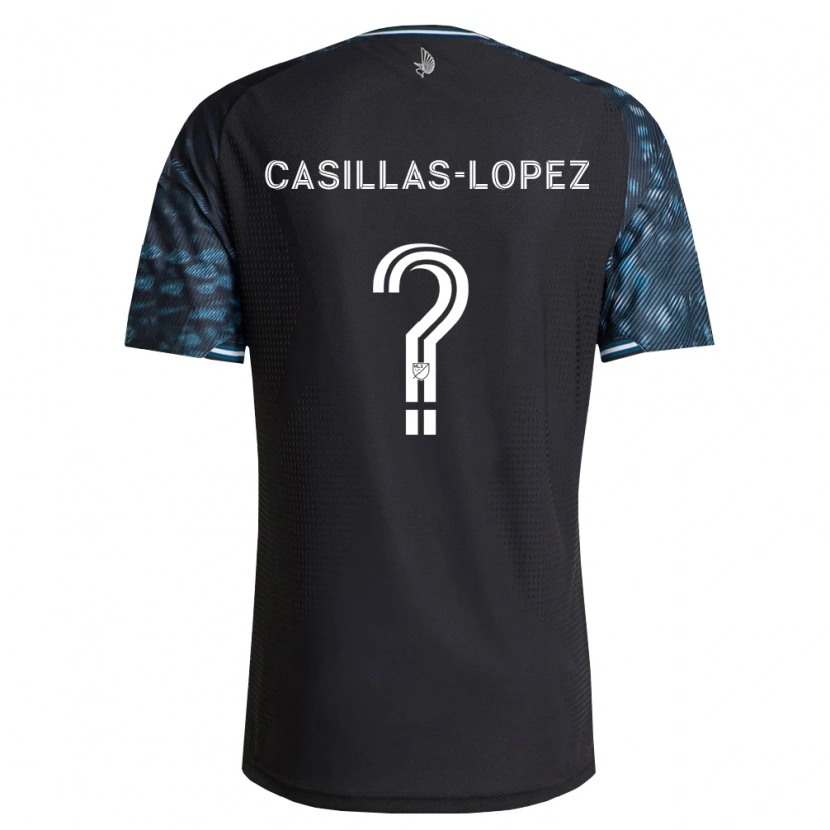 Danxen Män Carlos Casillas-Lopez #0 Svart Vit Hemmatröja Matchtröjor 2026/27 Tröjor T-Tröja