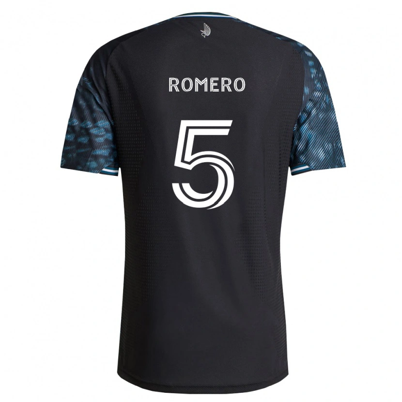 Danxen Män Nicolás Romero #5 Svart Vit Hemmatröja Matchtröjor 2026/27 Tröjor T-Tröja